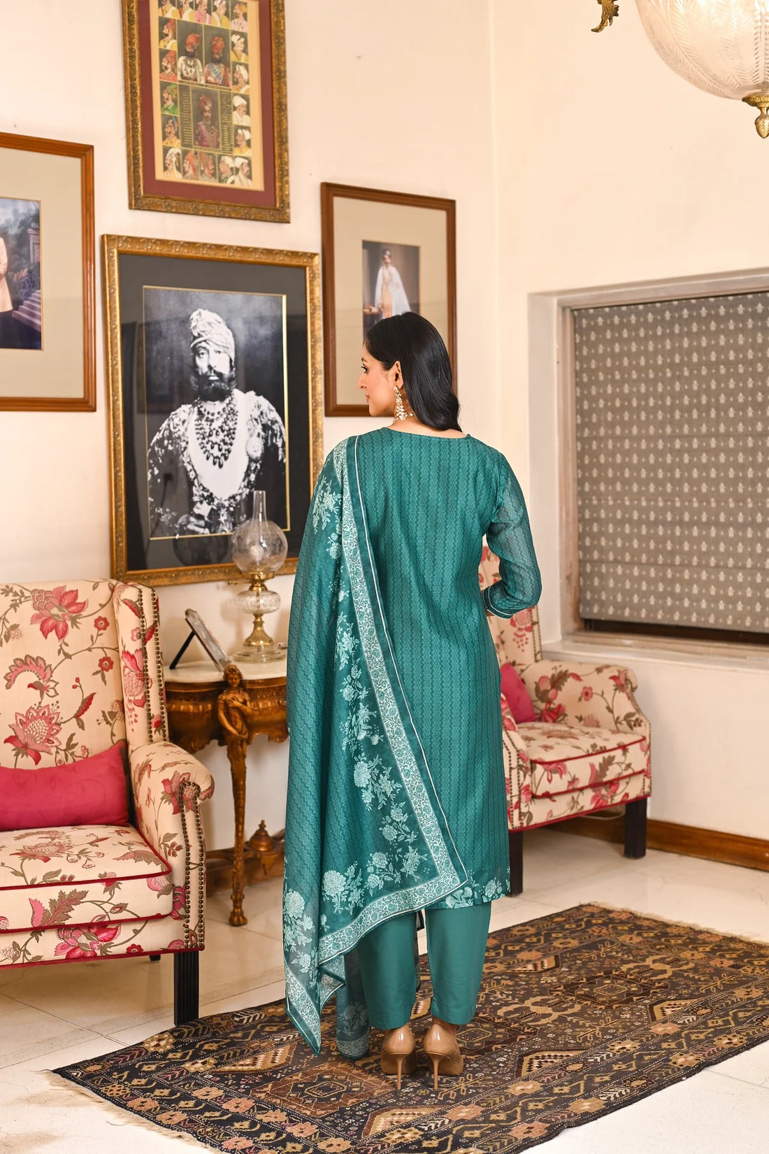 Soft Rayon Embroidery Work And Button Kurta Set With Dupatta