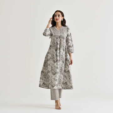 Rayon Printed Kurta Set