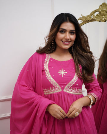 Elysian Grace Anarkali Kurta Set