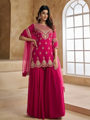 Premium Crepe Printed Kurta Set With Dupatta